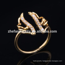 2018 jewelry wholesale newest angle wing ring